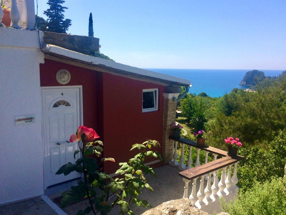 Ermones Odyssesas Bungalow Vatos Bagian luar foto
