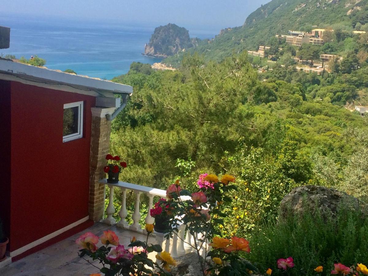 Ermones Odyssesas Bungalow Vatos Bagian luar foto